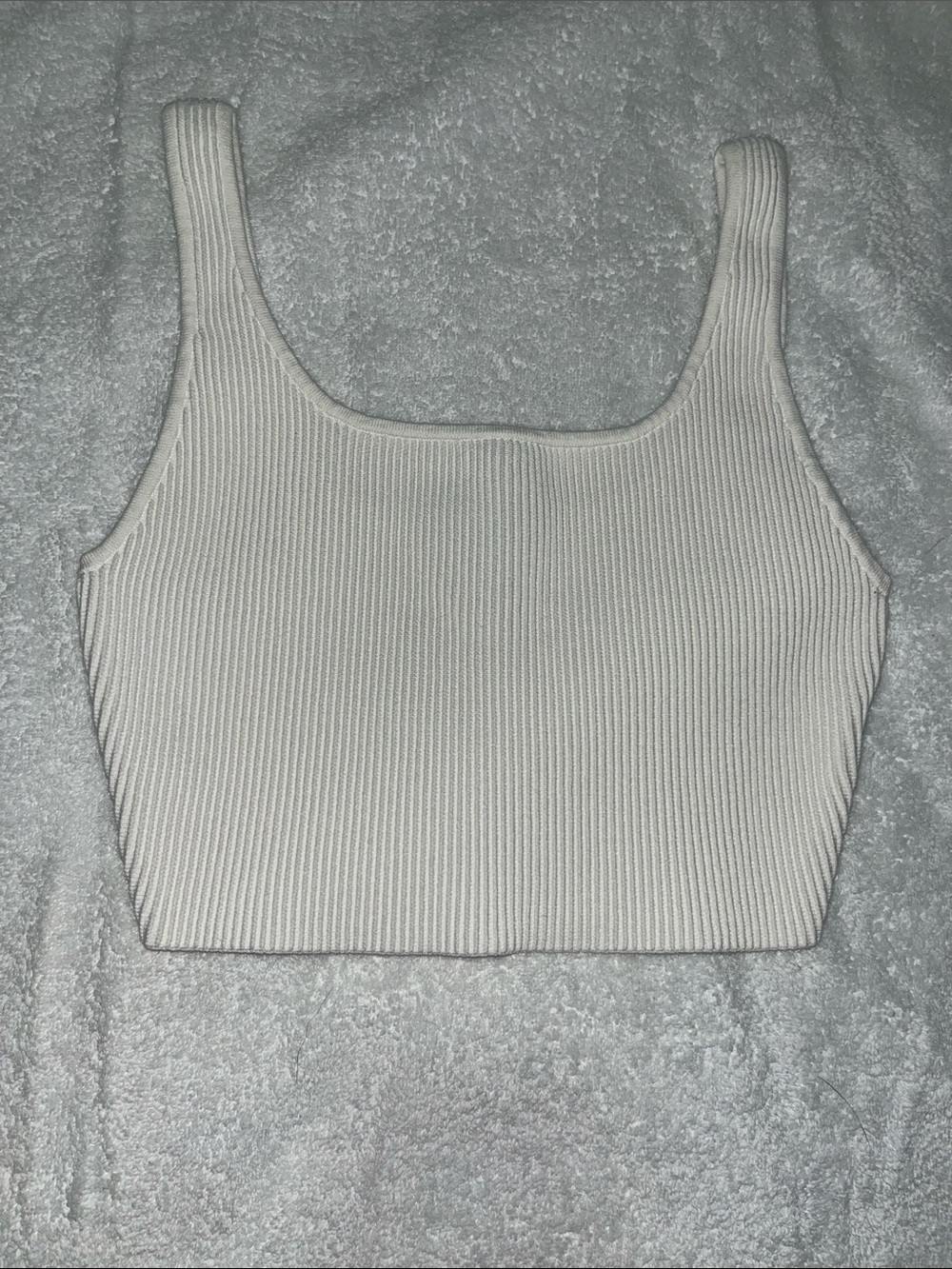 Babaton Sculpt Knit Squareneck Cropped Tank